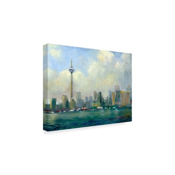 Hall Groat Ii 'Cn Tower, Toronto' Canvas Art,14x19